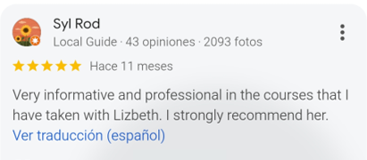 Opinión alumno